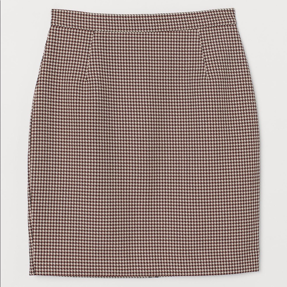 Houndstooth Mini Skirt